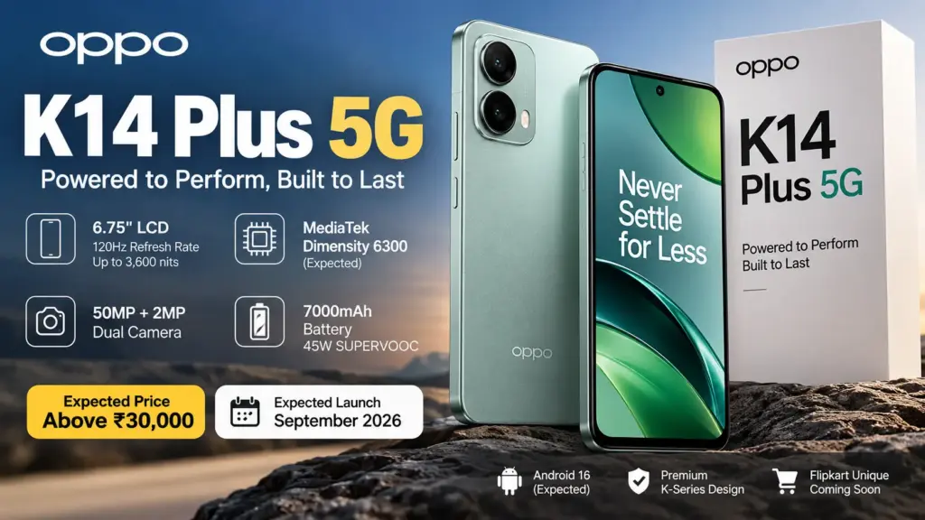 Oppo K14 Plus 5G: Expected Price and Specifications
