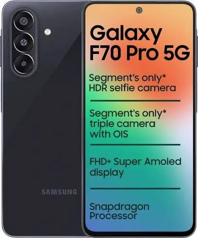 Samsung Galaxy F70 Pro 5G: Launched with 6000 mAh batter.